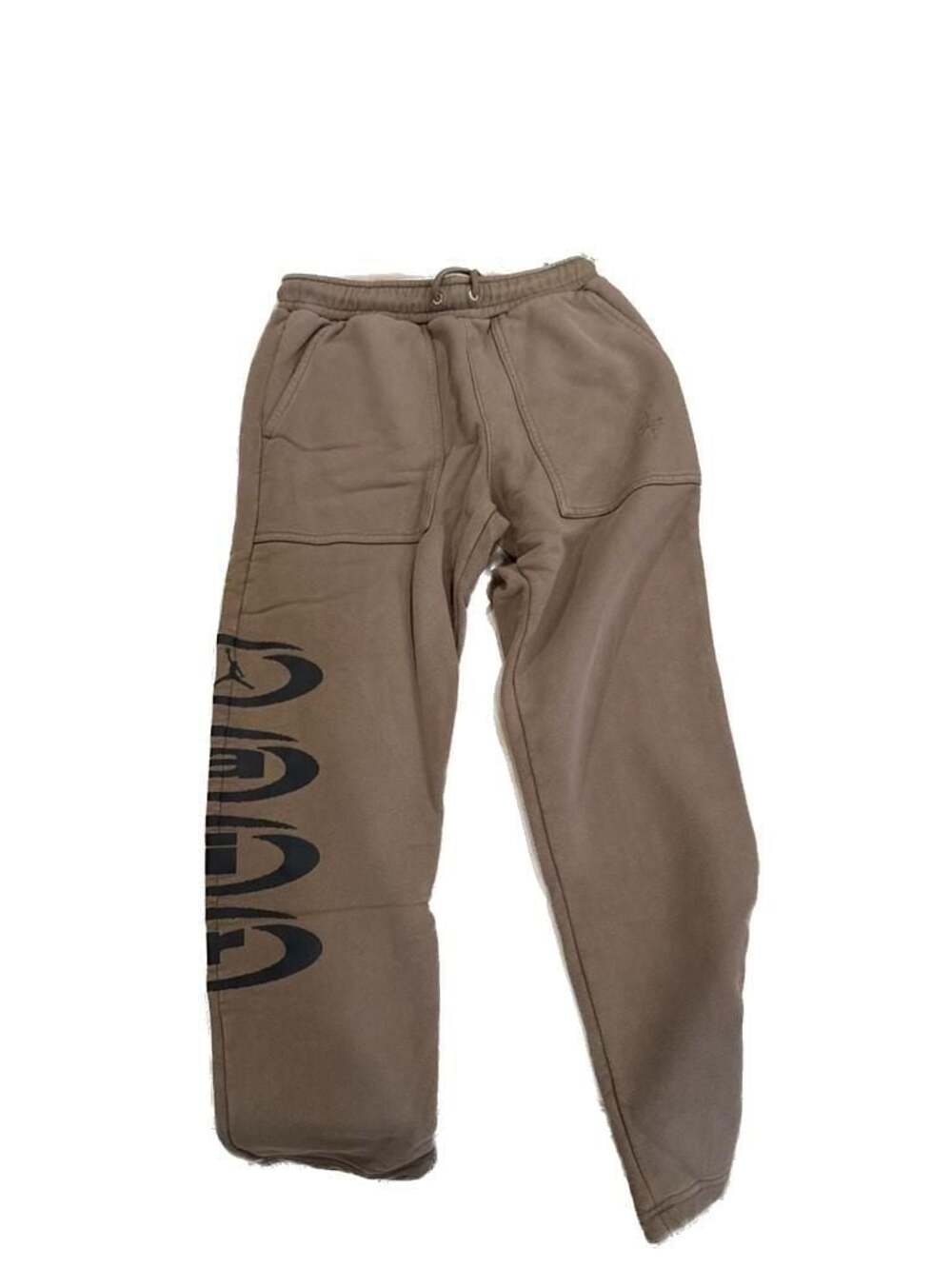 Jordan x Travis Scott Men's Fleece Pants 'Brown' SIZE SMALL DZ5508–275